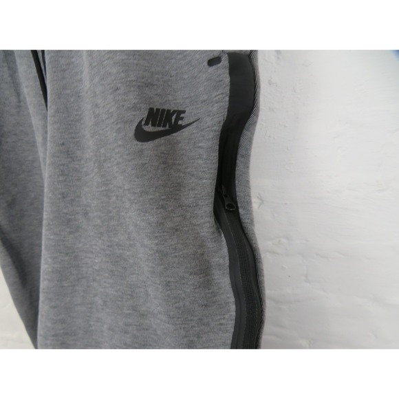 Nike Tech Fleece Gray Jogger Sweatpants Mens XS Athletic Zip Pocket 683800-092 - Picture 5 of 14